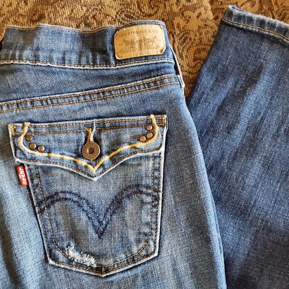 Levi's 515 Boot cut Jeans - Size 8 Short - Picture 1 of 6